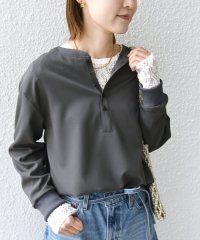 SHIPS WOMEN/〈手洗い可能〉前後 2WAY ジョーゼット 袖リブ プルオーバー/508020989