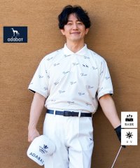 adabat/UVカット/吸水速乾 櫻井貴史 adabatNAVYコラボバーディーポロシャツ/508021048