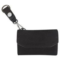 CIE/シー CIE ミニ財布 カードケース キーホルダー メンズ レディース 牛革 本革 FOLK CARD CASE ブラック グレー ブルー 黒 032260/508021339