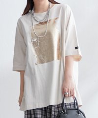 NICE CLAUP/OLIVE des OLIVE OUTLET/【NUNIFE/WEB限定】箔プリントBIGT /508021634