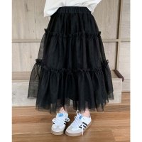 aimoha/アイモハ aimoha 【aimoha－KIDS－】チュールティアードスカート/508021713