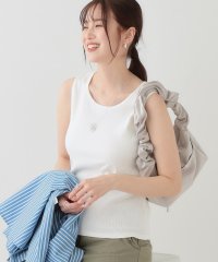 SHOO・LA・RUE/【洗える/S－LL】色違いで揃えたい テレコリブタンクトップ/508021759
