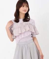 MISCH MASCH/ミッシュマッシュ MISCH MASCH 2025春夏新作 アシンメトリー2wayフリルニット/MM528303/508021786