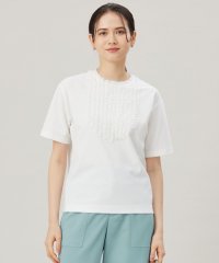 JIYU-KU(LARGE SIZE)/【接触冷感・UVカット・洗える】ベビーフリル Tシャツ/508021928