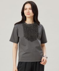 JIYU-KU(LARGE SIZE)/【接触冷感・UVカット・洗える】ベビーフリル Tシャツ/508021928