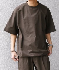SHIPS any MEN/SHIPS any:〈撥水/軽量/ストレッチ〉SOLOTEX(R) シアサッカー スピンドル Tシャツ(セットアップ対応)25SS◇/508022004