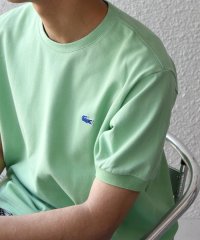 SHIPS any MEN/【SHIPS any別注】LACOSTE: ワンポイント ロゴ ピケ クルーネック Tシャツ 25SS◇/508022006