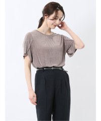 m.f.editorial/グロッシーツイル チューリップスリーブ プルオーバー/508022073