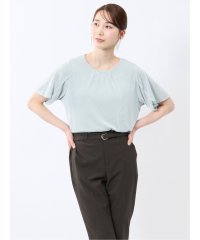 m.f.editorial/グロッシーツイル チューリップスリーブ プルオーバー/508022073
