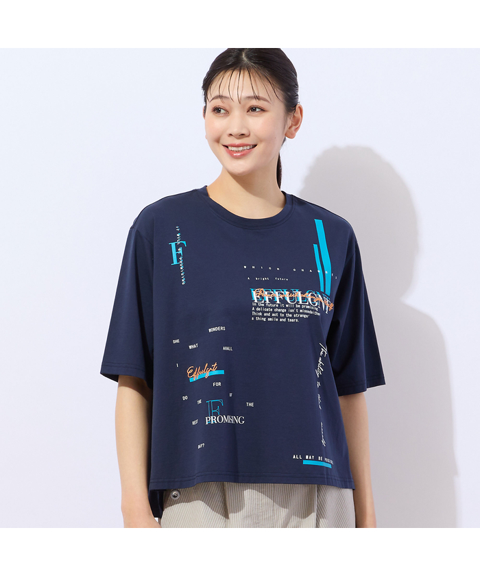 今季新作新品半額　ミゼール　missel　 Lサイズ　刺繍キラキラTシャツ 今季新作新品半額 ミゼール missel Lサイズ 刺繍キラキラTシャツ