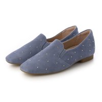 FIORINO/FIORINO フィオリノ山羊革ツインゴアスリッポン（ブルー）/508022773