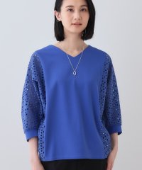 INDIVI/新色登場！【洗える／体型カバー】レースコンビトップス/508022842