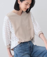 INDIVI/新色登場！【洗える／体型カバー】レースコンビトップス/508022842
