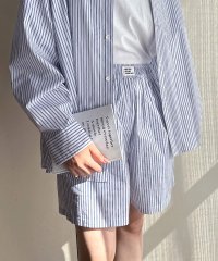 and　Me.../アンドミー andme ストライプ イージー ショート パンツ/508022941
