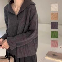 maison de LATIR/メゾンドラティール maison de LATIR ざっくりが可愛いリブニットトップス/508022975