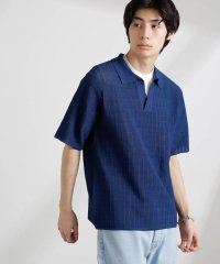 NANO universe/透かし編みスキッパーニット 半袖/507858641