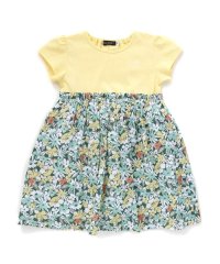 BeBe/【お揃い】ドビーフラワーガーデンプリント切り替えワンピース(90~150cm)/507983823
