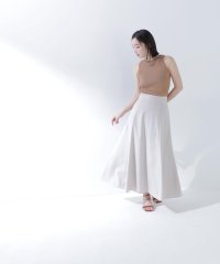 NATURAL BEAUTY BASIC/リネンライクフレアマキシスカート/508003733