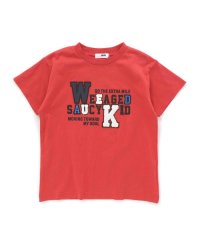 WASK/カラフルロゴパッチ刺しゅう天竺Tシャツ(100~160cm)/508013031