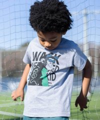 WASK/【速乾】WASKサル×恐竜天竺Tシャツ(80~160cm)/508013033