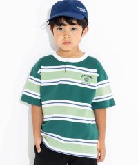 WASK/ヘンリーネックカノコマルチボーダーTシャツ(110~160cm)/508013035