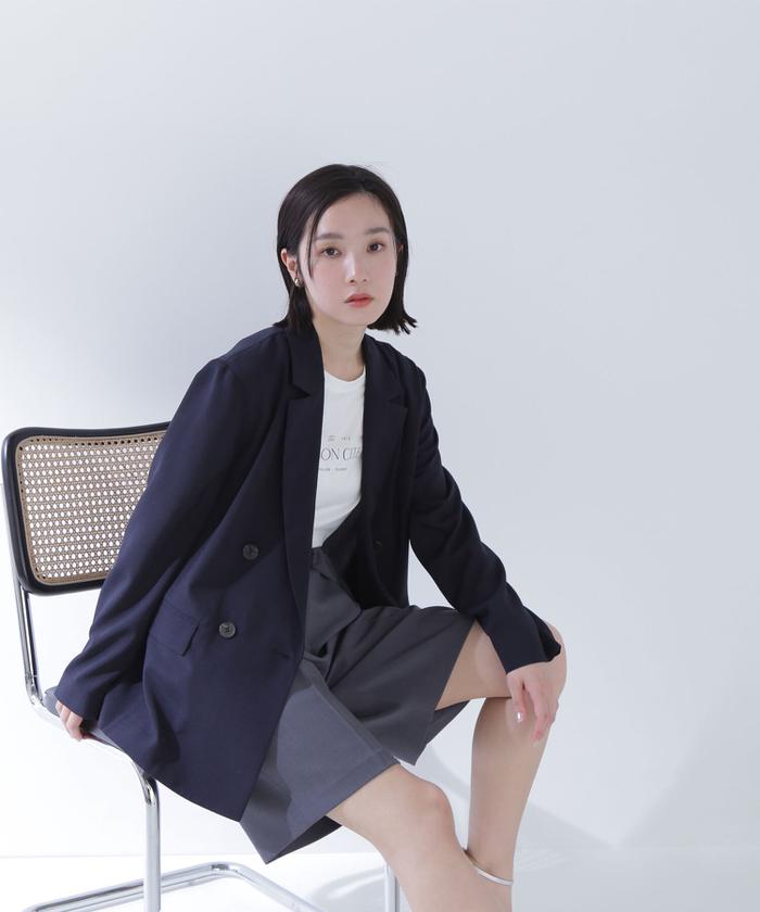ライトボクシーダブルジャケット NATURAL BEAUTY BASIC｜ライトボクシーダブルジャケット