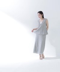 NATURAL BEAUTY BASIC/ペプラムレースセットアップ/508020632