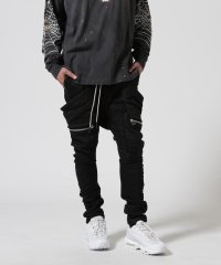 RoyalFlash/A.F ARTEFACT/エーエフ・アーティファクト/DENIM COATING CARGO SAROUEL PANTS/508020683
