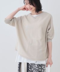INDIVI/春SALE！【洗える】コットンリネン ドルマンニット/508022869
