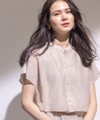 INDIVI/新色登場！【洗える／エアリー】ティアードブラウス/508022905