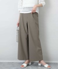 MK MICHEL KLEIN/リネンライクストレートワイドパンツ/洗える/508023951