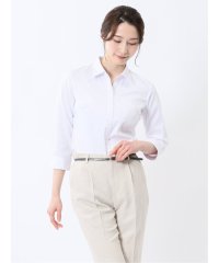 m.f.editorial/エムエフエディトリアル m.f.editorial 嬉しい機能 スキッパー 7分袖シャツ/508024482