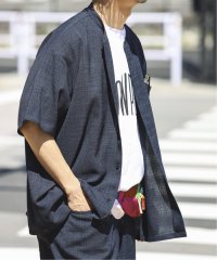 JOURNAL STANDARD relume Men's/TECH CANVAS バンドカラー 半袖シャツ/508024560