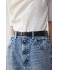 AZUL by moussy/フェイクレザープレーンベルト/508024228