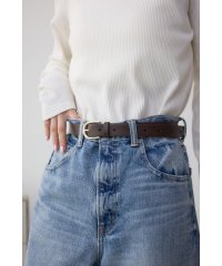 AZUL by moussy/フェイクレザープレーンベルト/508024228