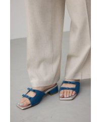 AZUL by moussy/ダブルリボンスクエアトゥサンダル/508024262