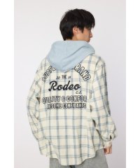 RODEO CROWNS WIDE BOWL/フーデッドチェックシャツ/508024286