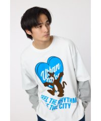 RODEO CROWNS WIDE BOWL/ハートパネルレイヤードロングスリーブTシャツ/508024293