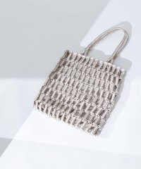 NATURAL BEAUTY BASIC/バイカラーマクラメトートバッグ/508024367