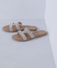 NATURAL BEAUTY BASIC/キラキラフラットサンダル/508024372