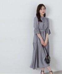 PROPORTION BODY DRESSING/刺繍レーススリーブティアードワンピース/508024389