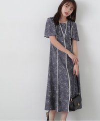 PROPORTION BODY DRESSING/配色ライン花柄ワンピース/508024390