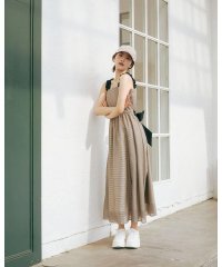 PROPORTION BODY DRESSING/ショルダーフリルシアーチェックワンピース/508024391