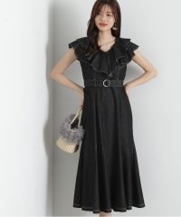 PROPORTION BODY DRESSING/《EDIT COLOGNE》フリルデニムワンピース/508024397