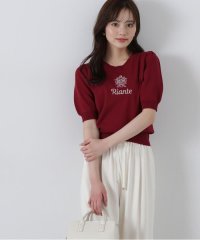 PROPORTION BODY DRESSING/エンブレムロゴ刺繍ニット/508024402