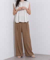 N Natural Beauty Basic/ライトタックワイドパンツ/508024432