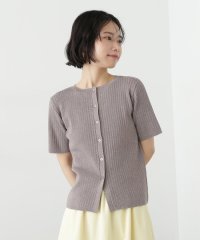N Natural Beauty Basic/アイレット柄ラメカーディガン/508024435