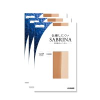 SABRINA/サブリナ SABRINA 【3足組】伝線しにく 美しい透明感 いストッキング 3足組/507121988