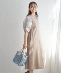 ikka/袖切り替えカットワンピース/507581645