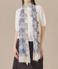 MACKINTOSH LONDON/【婦人画報掲載】【BIBURY FLOWER】バイブリーエンブロイダリーストール/507994300